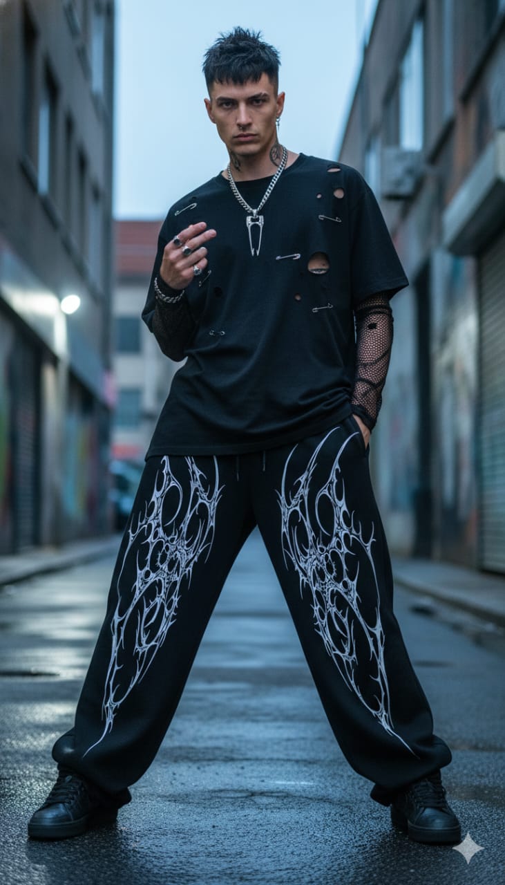 Gothic Angel Wings Digital Art Print Training Unisex Jogger, Black Athletic Pants with Graphic Print Design, Workout Fitness